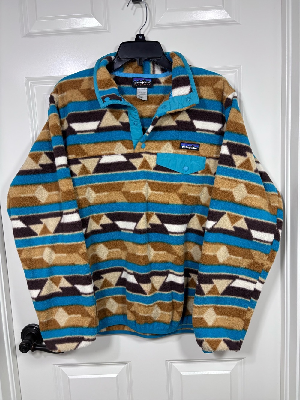 Patagonia Synchilla Snap T Fleece Pullover Women’s L Guatemalan Tango Brown